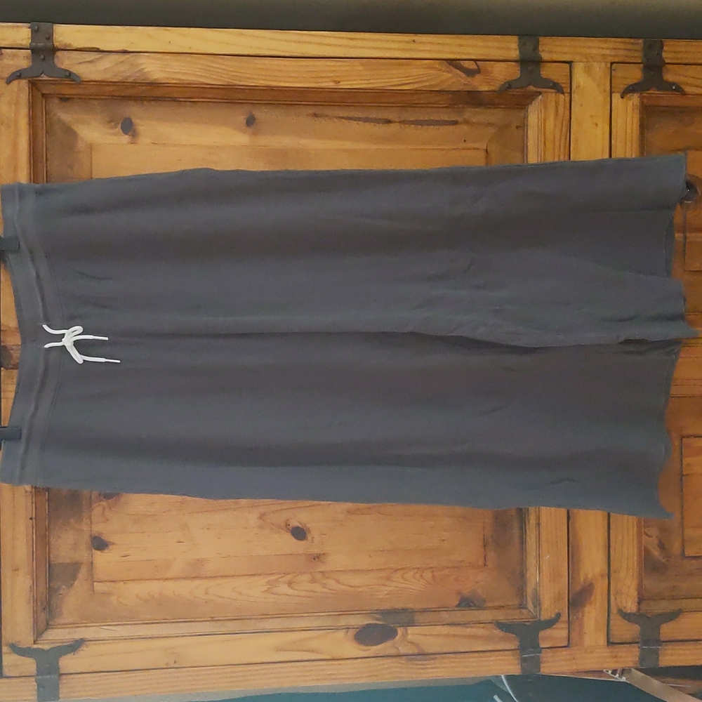 Mate the Label Organic Thermal Wide Leg Pant, sz 2XL, charcoal